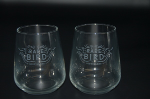 Rare Bird Branded Stemless Glass (Set of 2)